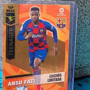 Panini Ansu Fati Rookie Teenager Top Mega Limited Edition